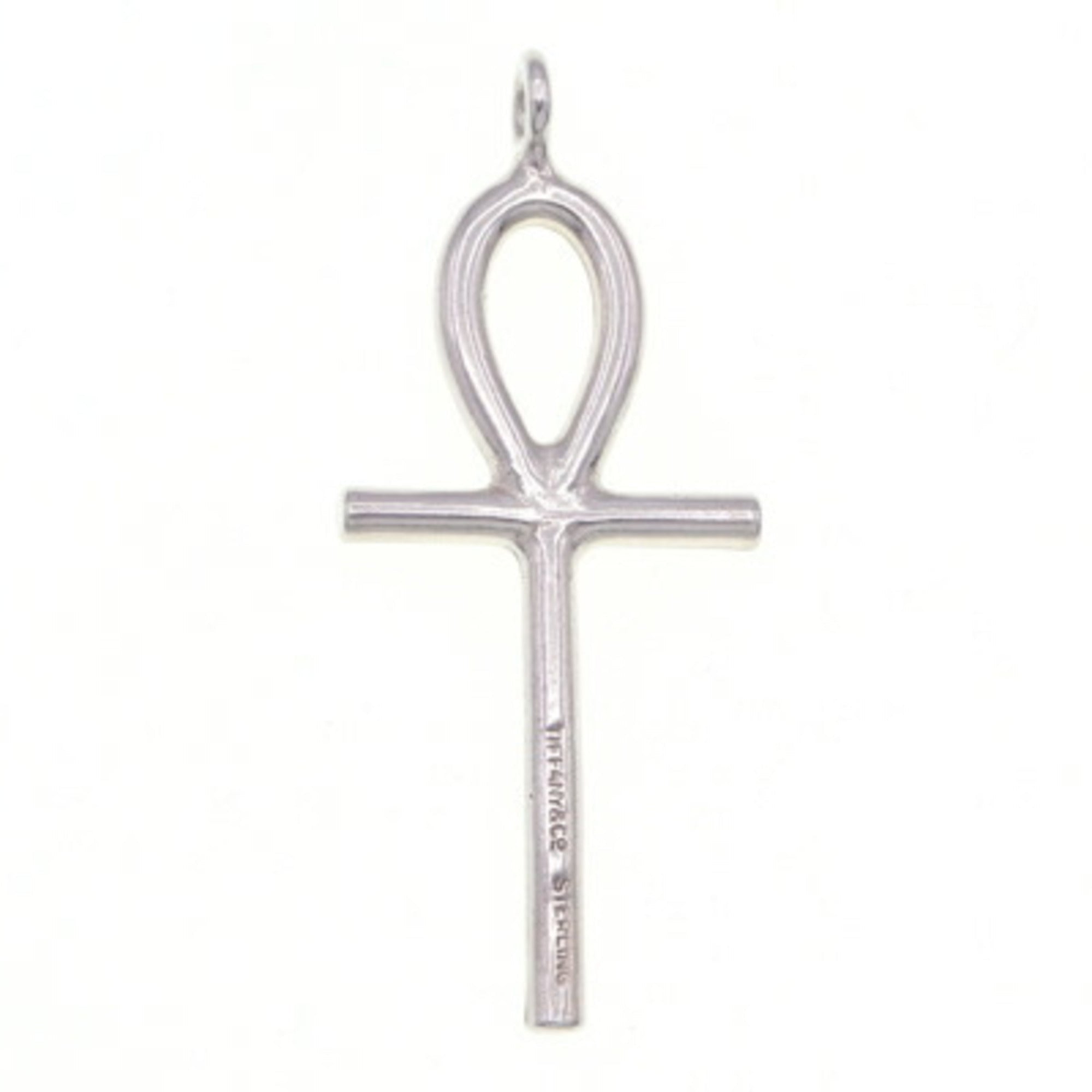 Ankh Pendant Necklace Sterling Silver