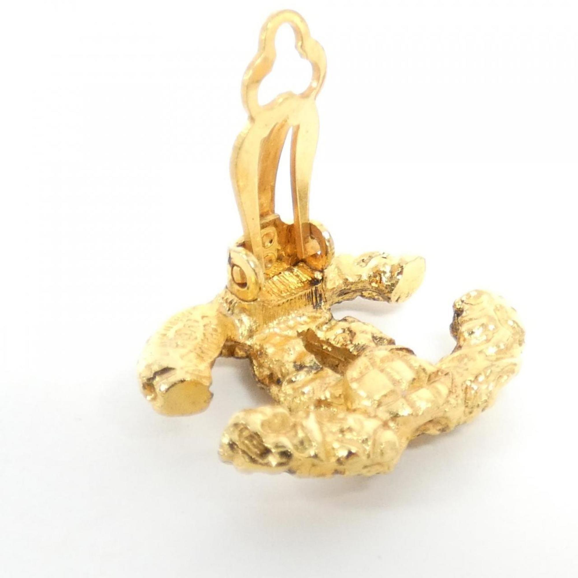 Clip-On Earrings Clip-On Gold-Tone Metal