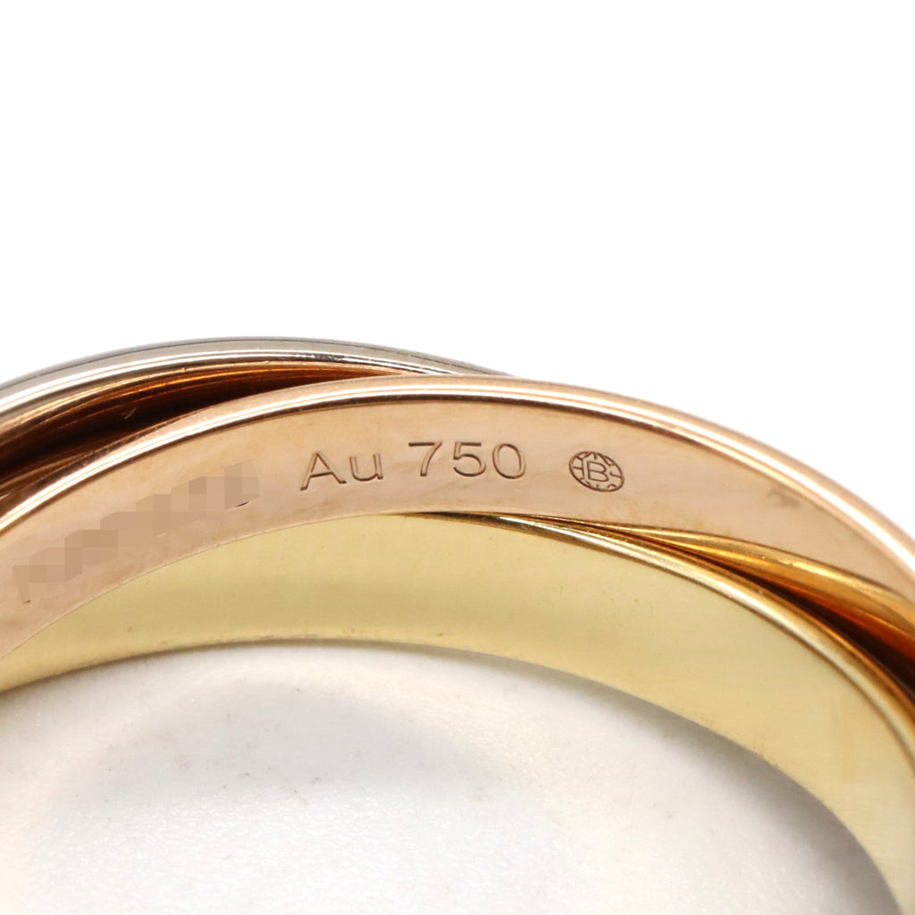 Trinity Ring 18K Yellow Gold and 18K Rose Gold