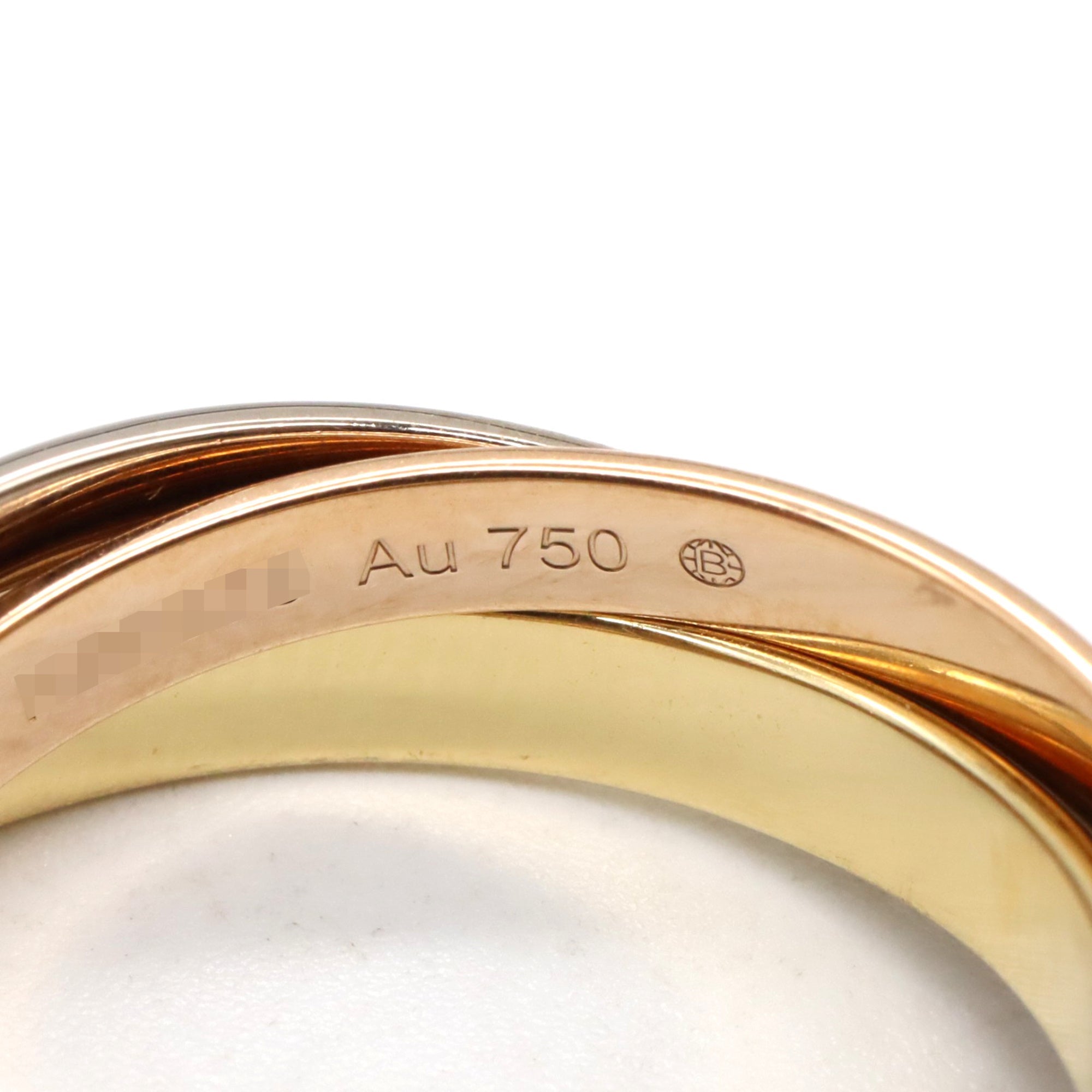Trinity Ring 18K Yellow Gold and 18K Rose Gold