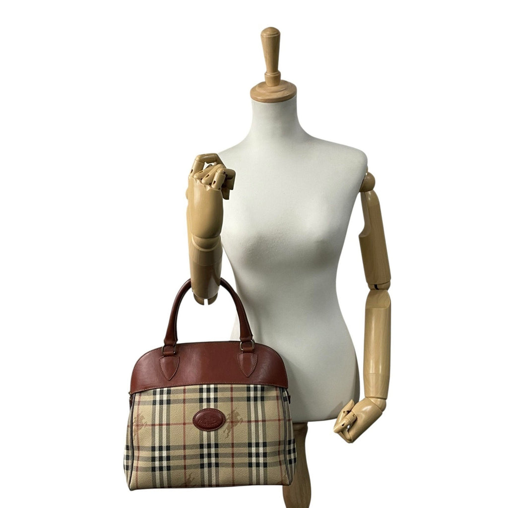 Hepburn Convertible Tote Haymarket Coated Canvas and Leather Small