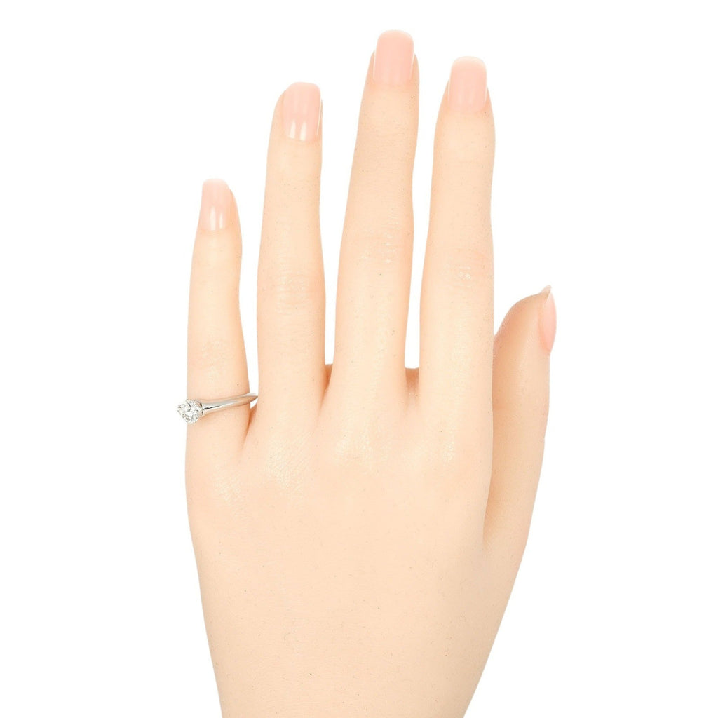 Solitaire Ring Platinum with Diamond
