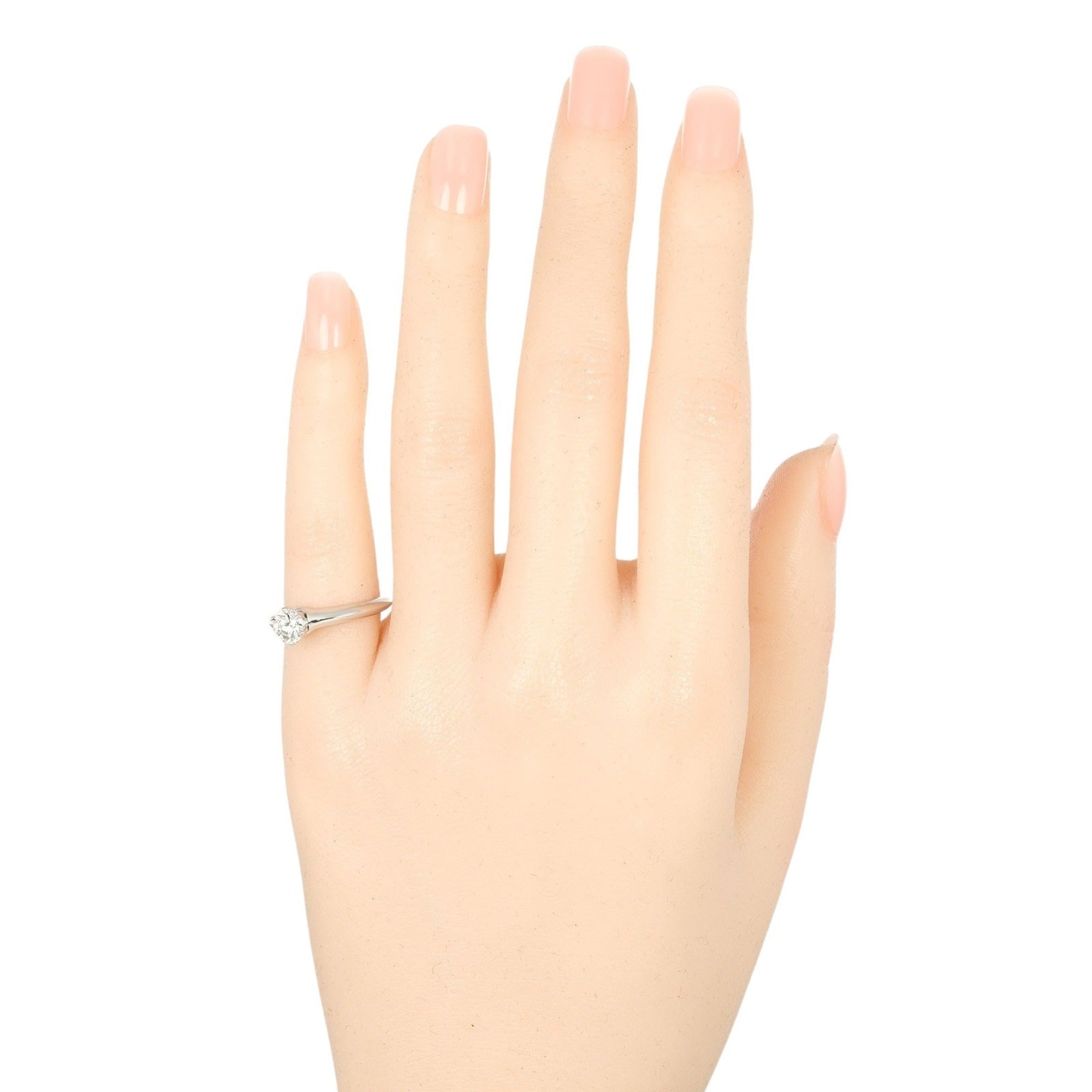 Solitaire Ring Platinum with Diamond