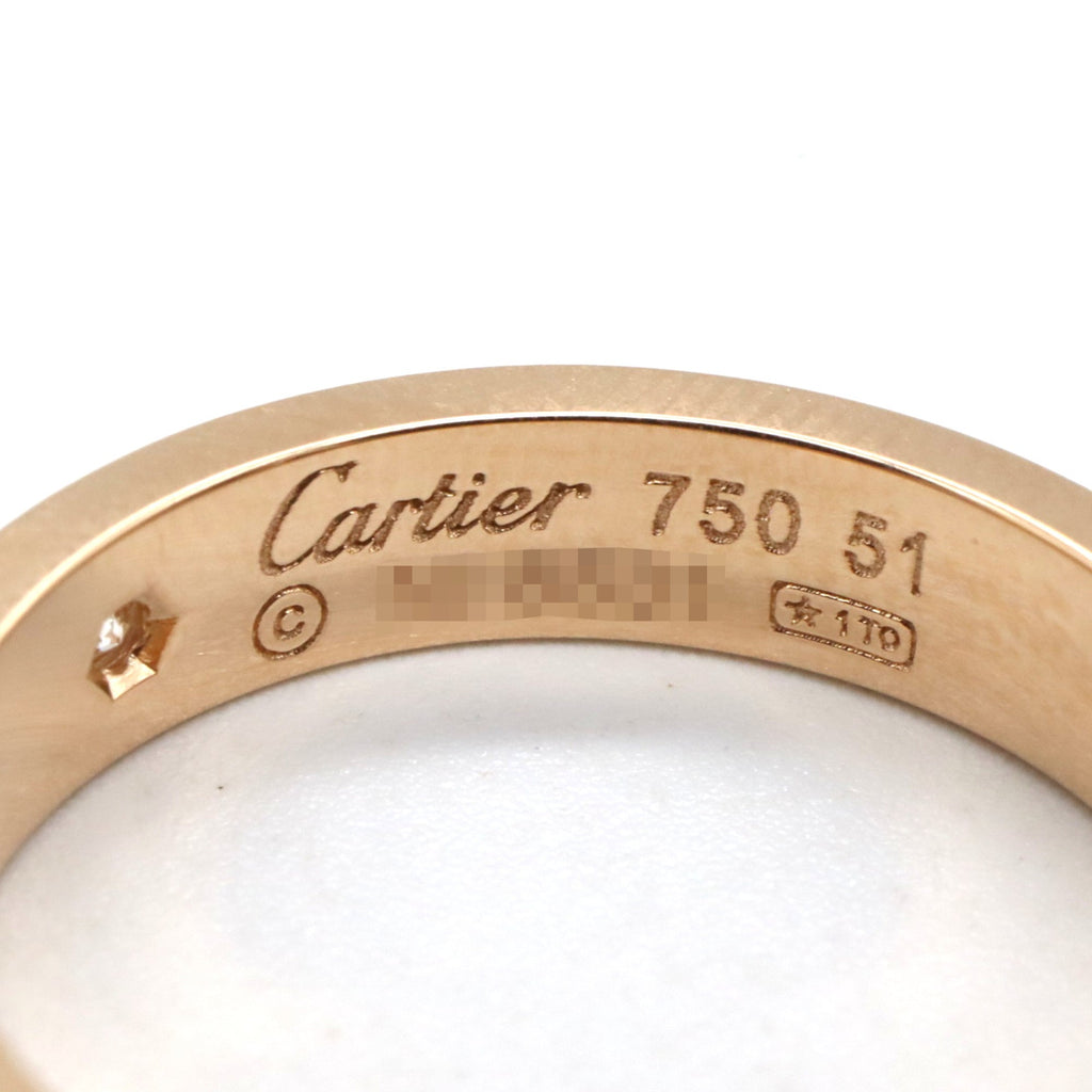 Ring 18K Rose Gold Mini with Diamond