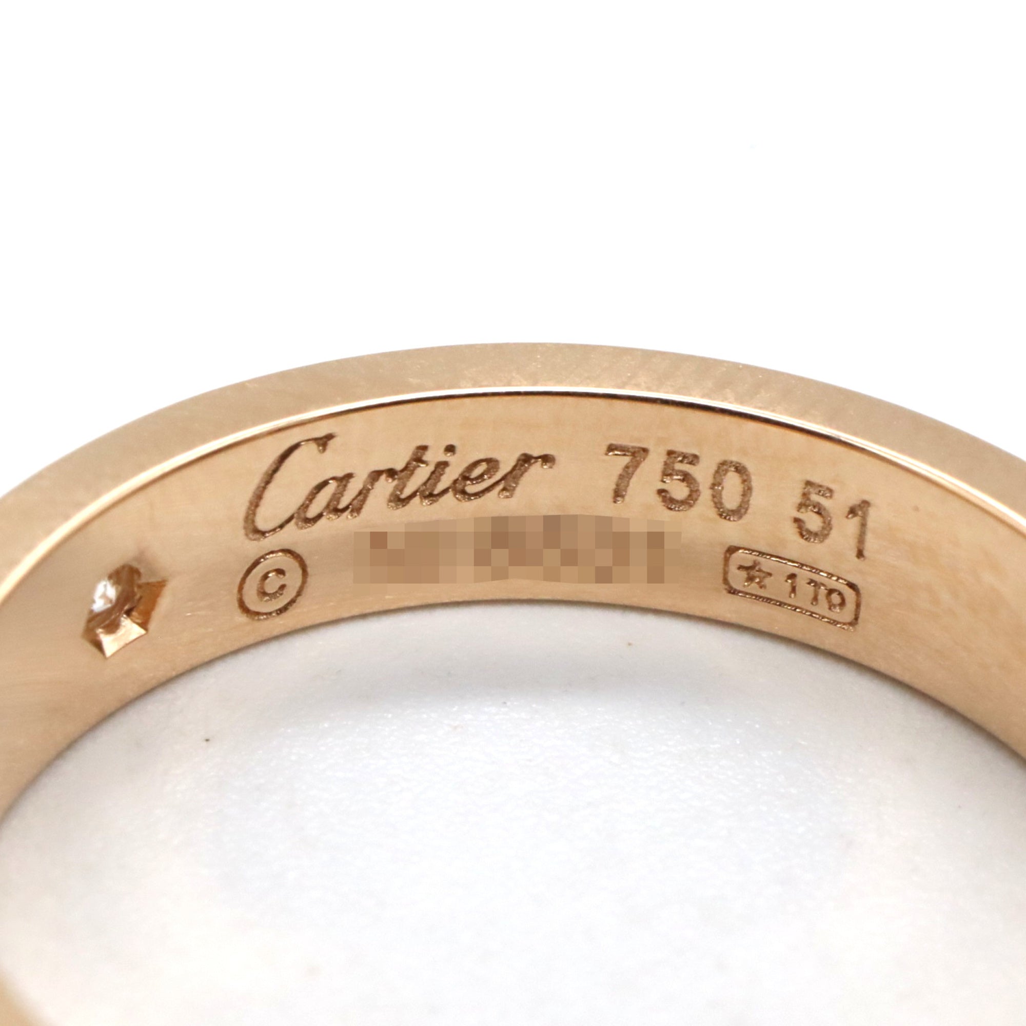 Ring 18K Rose Gold Mini with Diamond