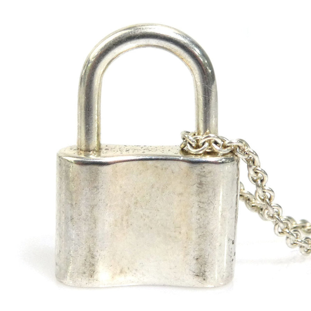 1837 Padlock Pendant Necklace Sterling Silver