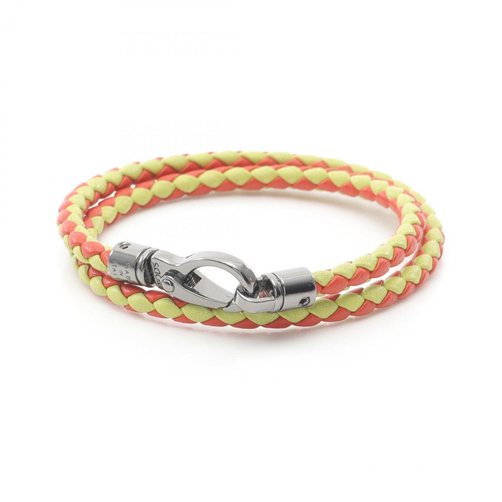Bracelet Leather and Stainless Steel