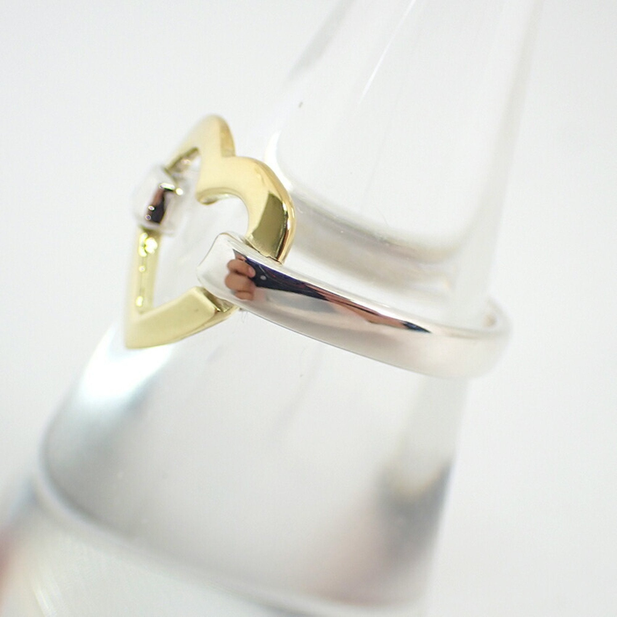 Band Ring Sterling Silver and 18K Yellow Gold