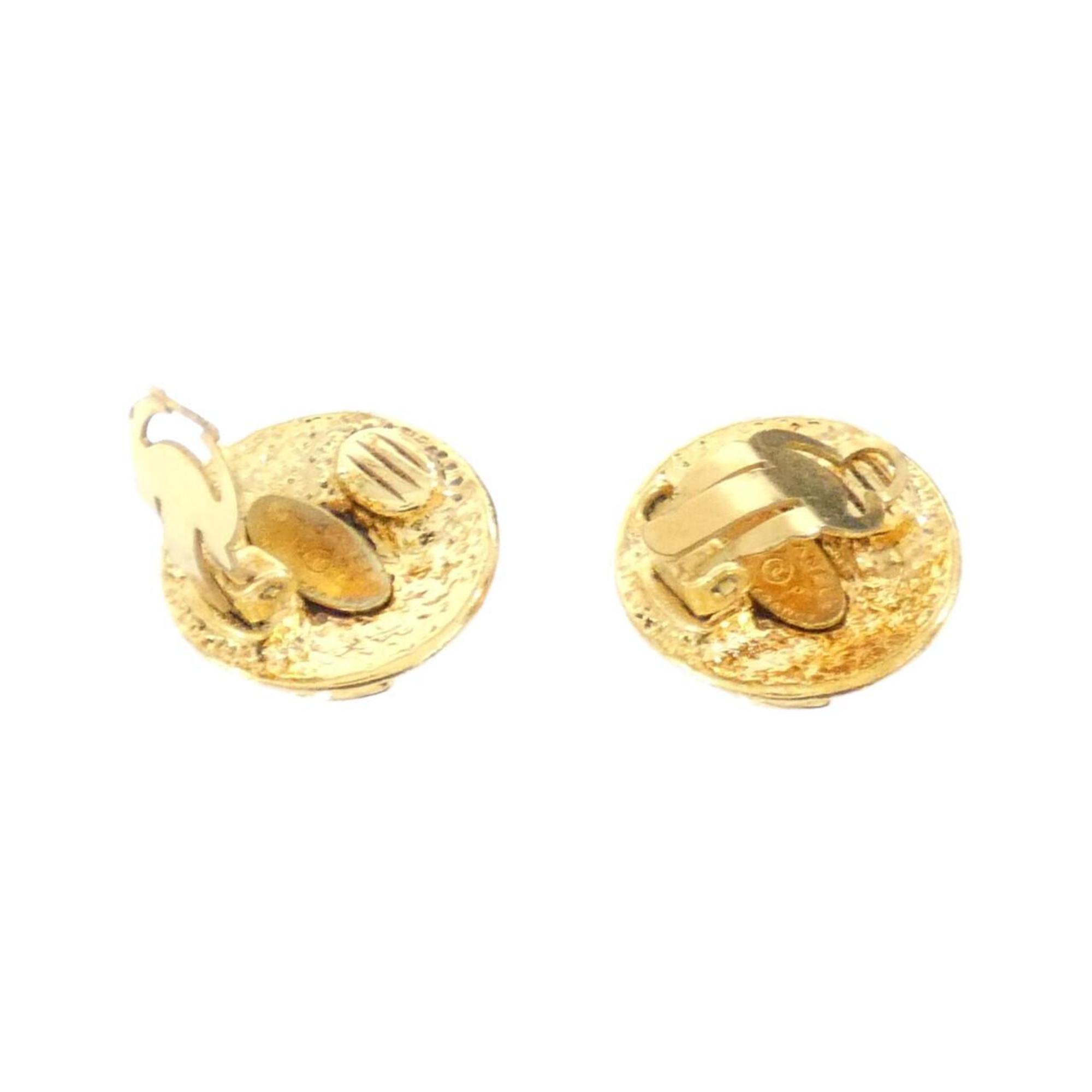 Clip-On Earrings Clip-On Gold-Tone Metal