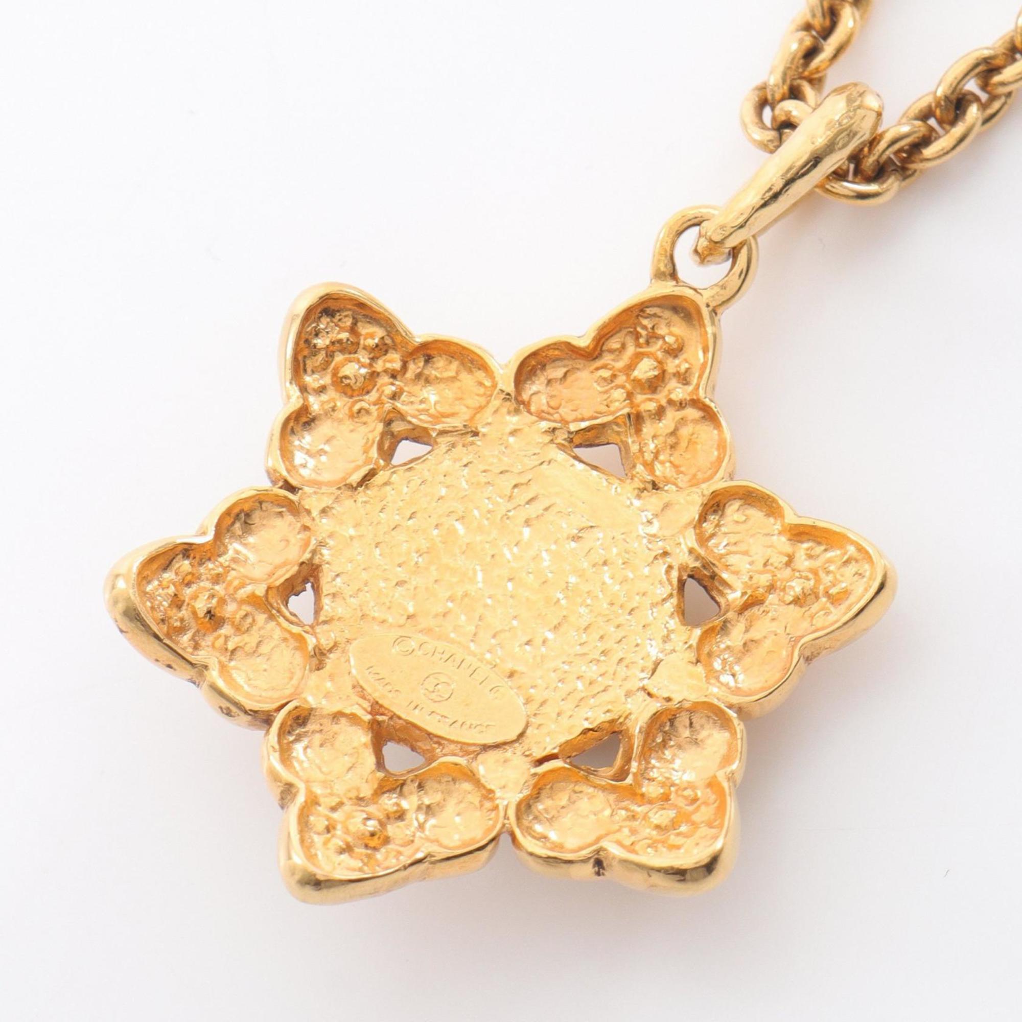 CC Logo Pendant Necklace Metal