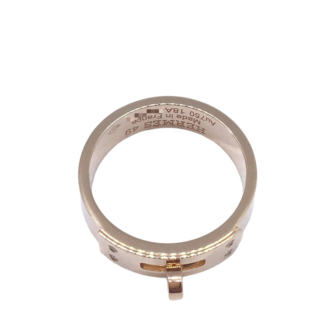 Kelly Ring 18K Rose Gold with Diamond Mini