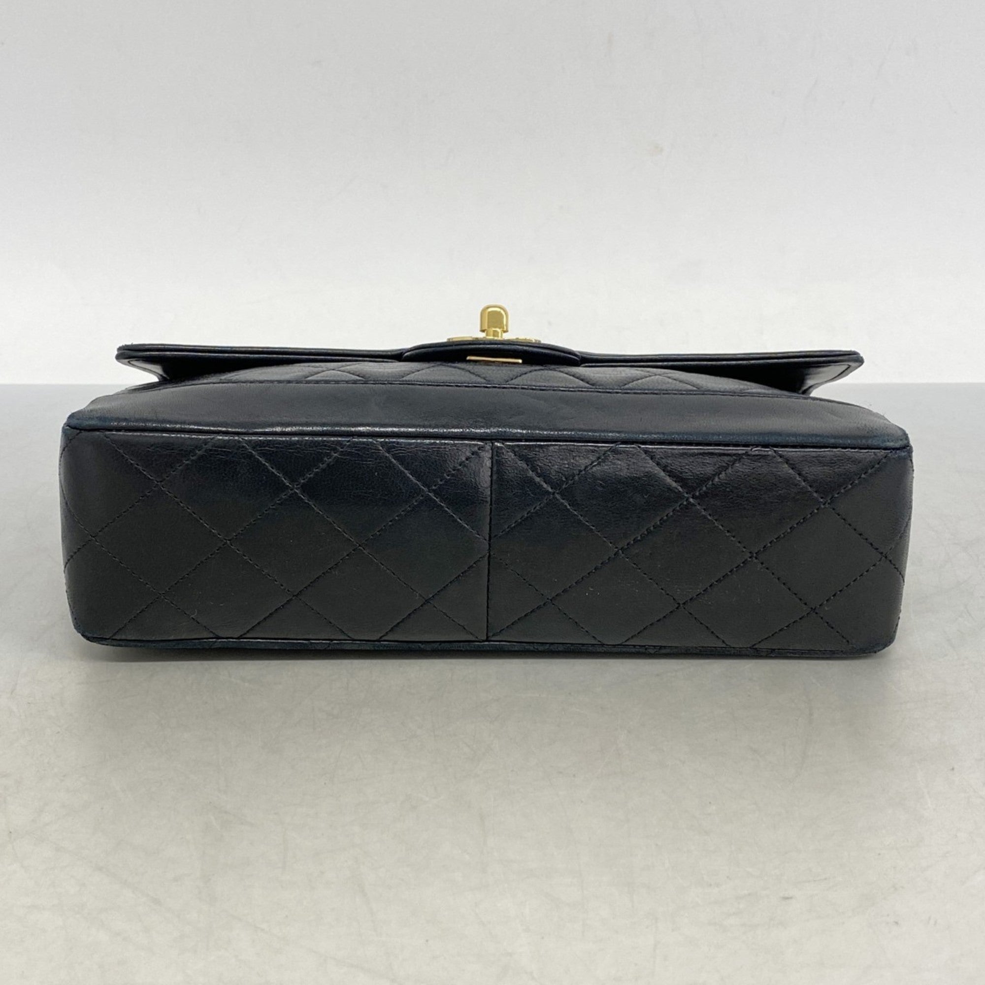 Vintage CC Chain Flap Bag Quilted Lambskin Medium