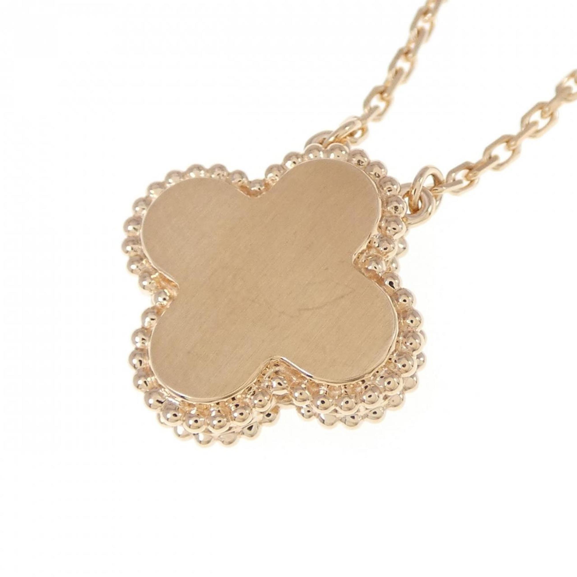 Vintage Alhambra Pendant Necklace 18K Rose Gold