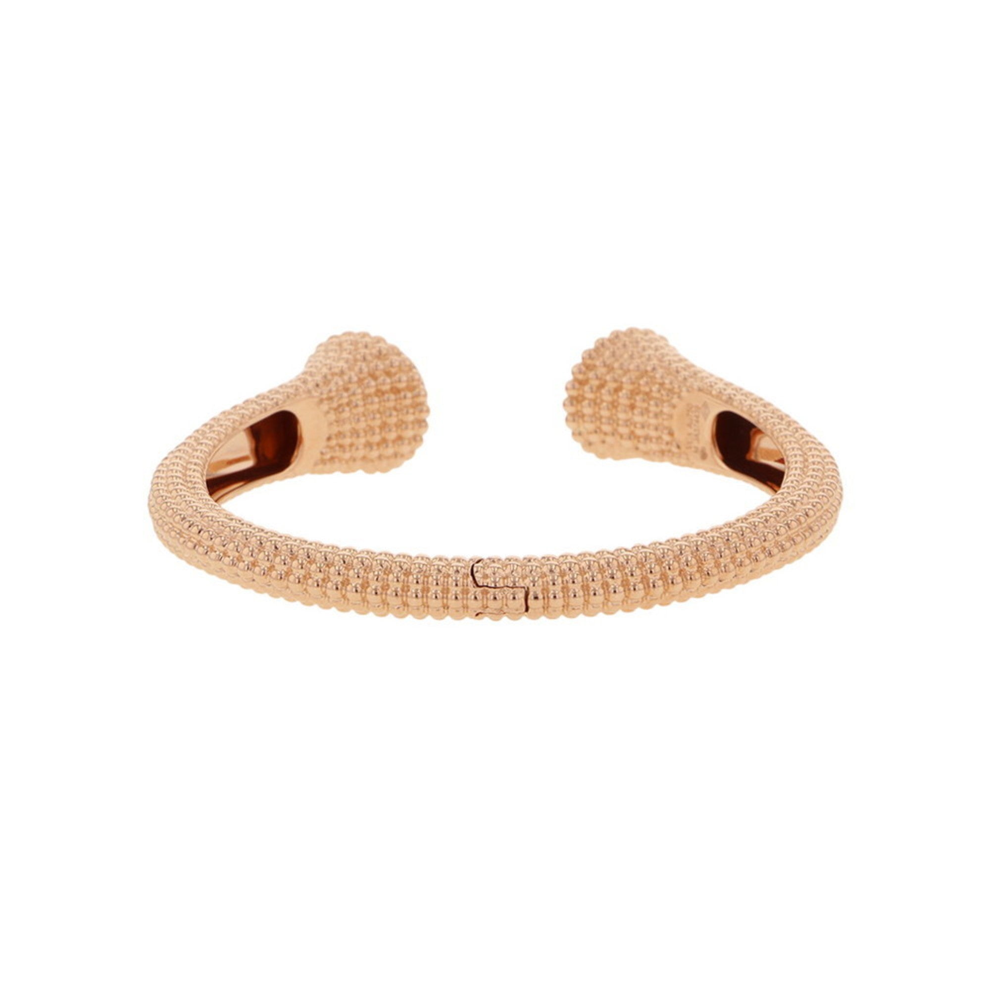 Perlee Bracelet 18K Rose Gold Medium with Carnelian and Diamond