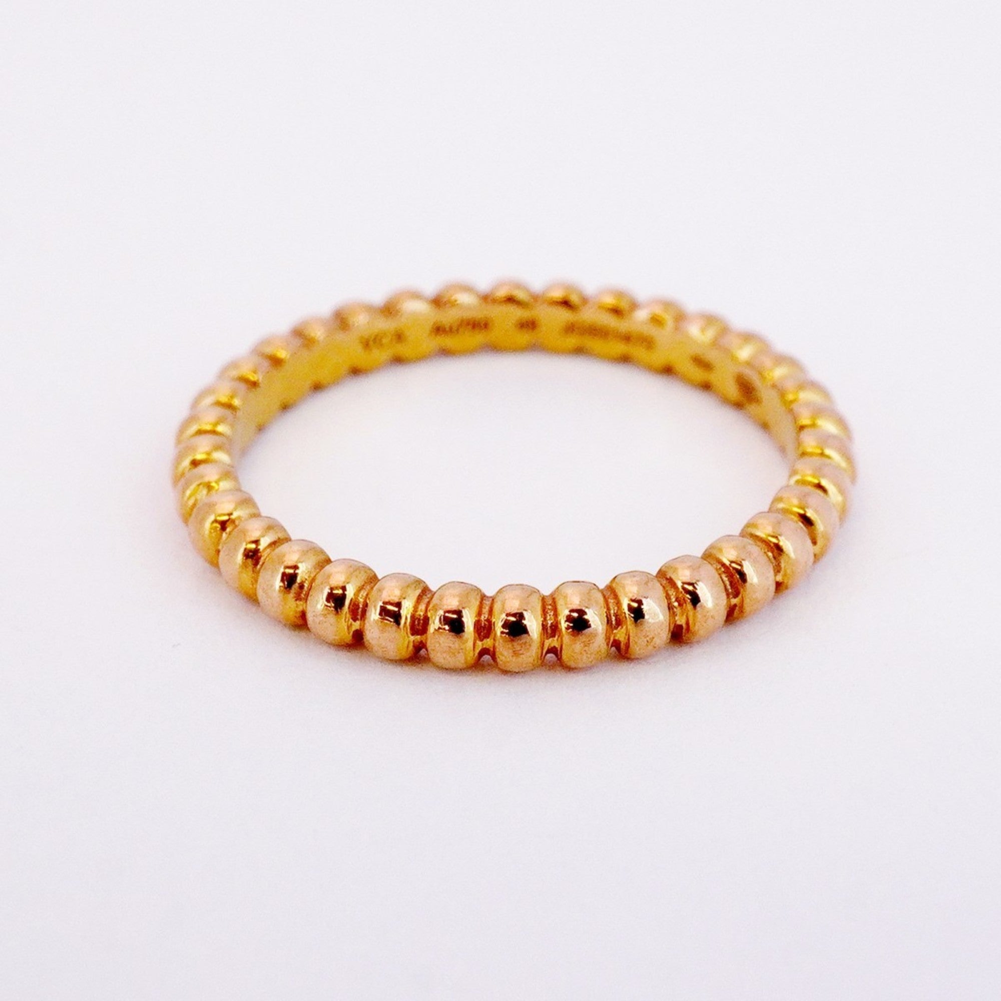 Perlée Ring 18K Rose Gold