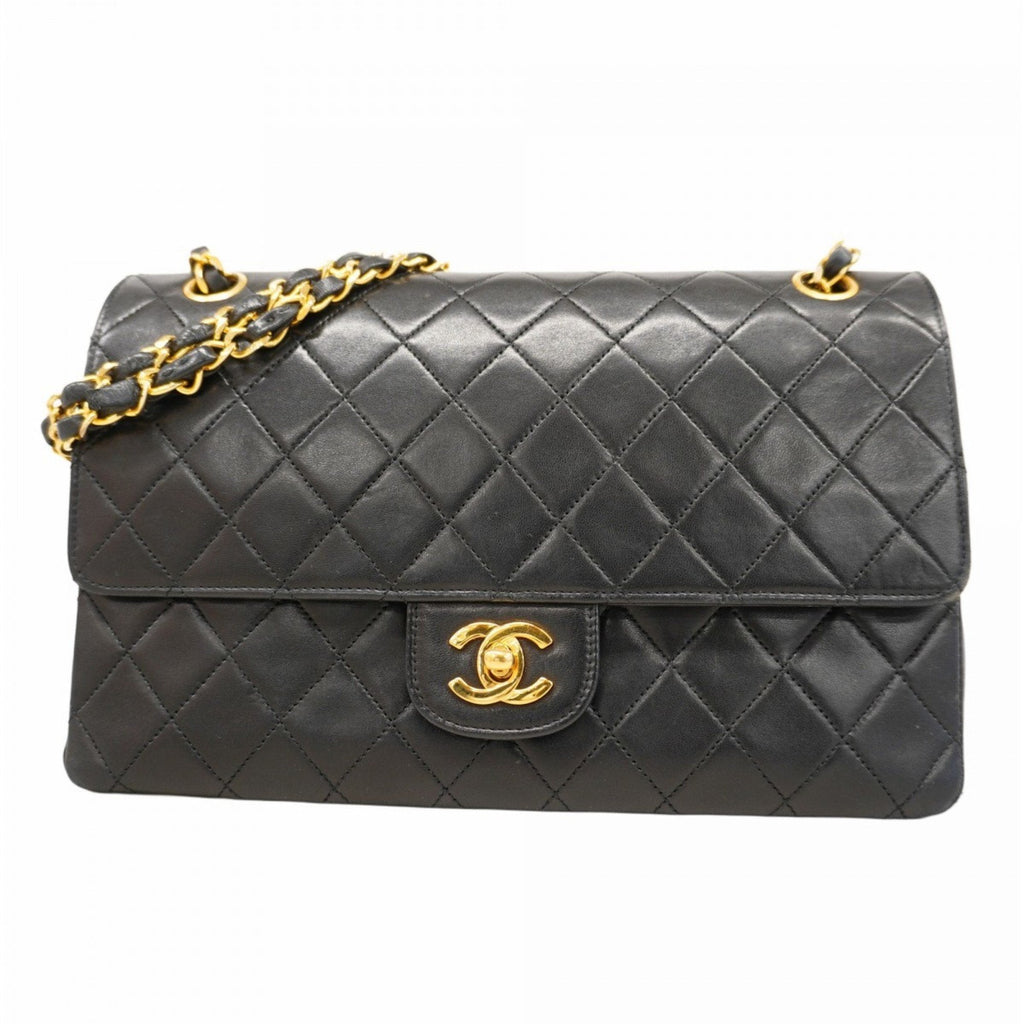 Vintage Classic Double Flap Bag Quilted Lambskin Medium