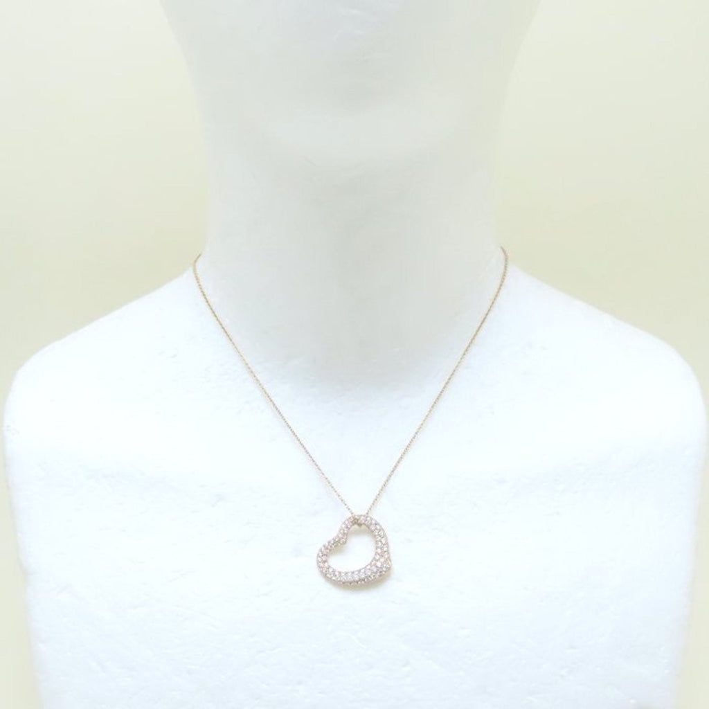 Elsa Peretti Pendant Necklace 18K Rose Gold 20mm