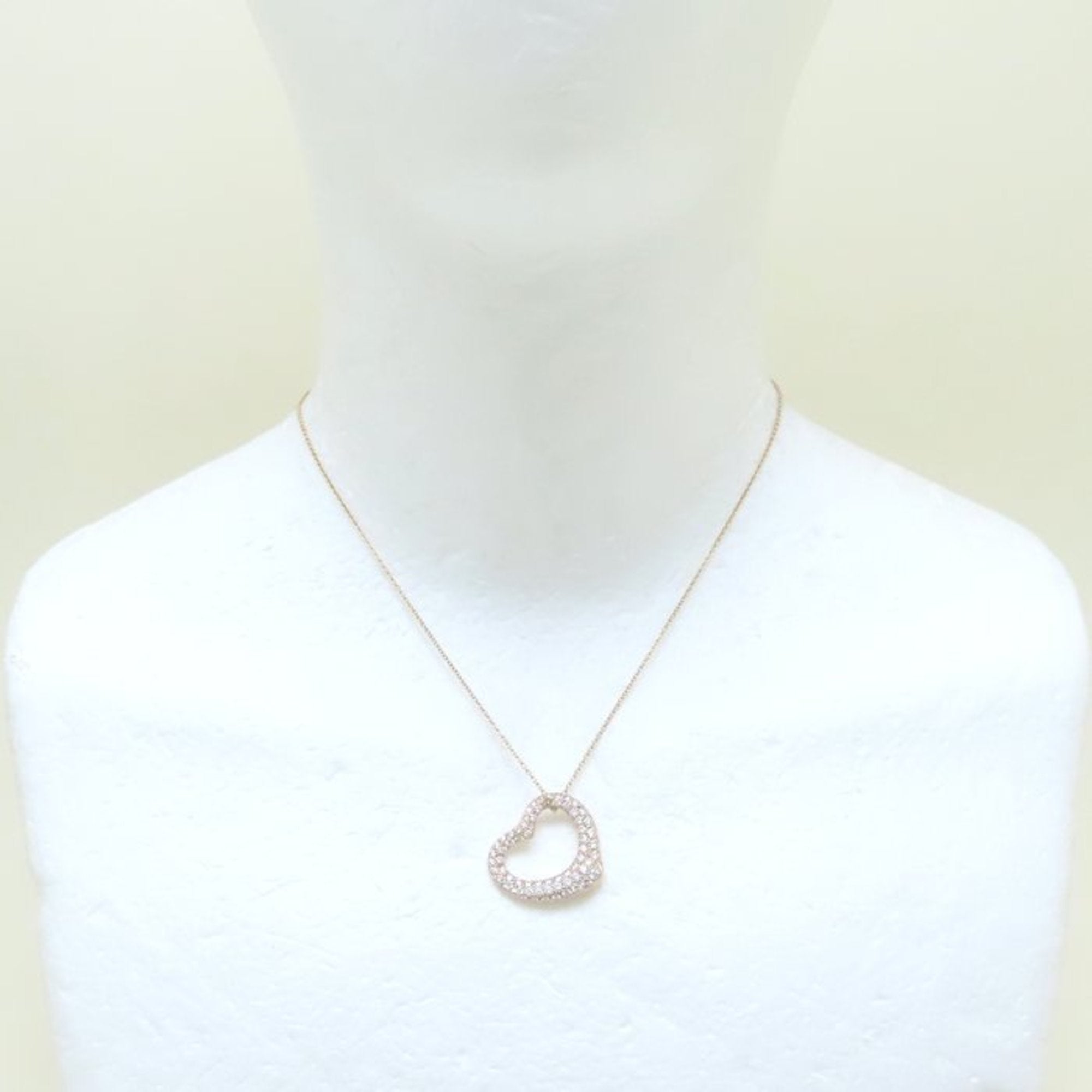 Elsa Peretti Pendant Necklace 18K Rose Gold 20mm