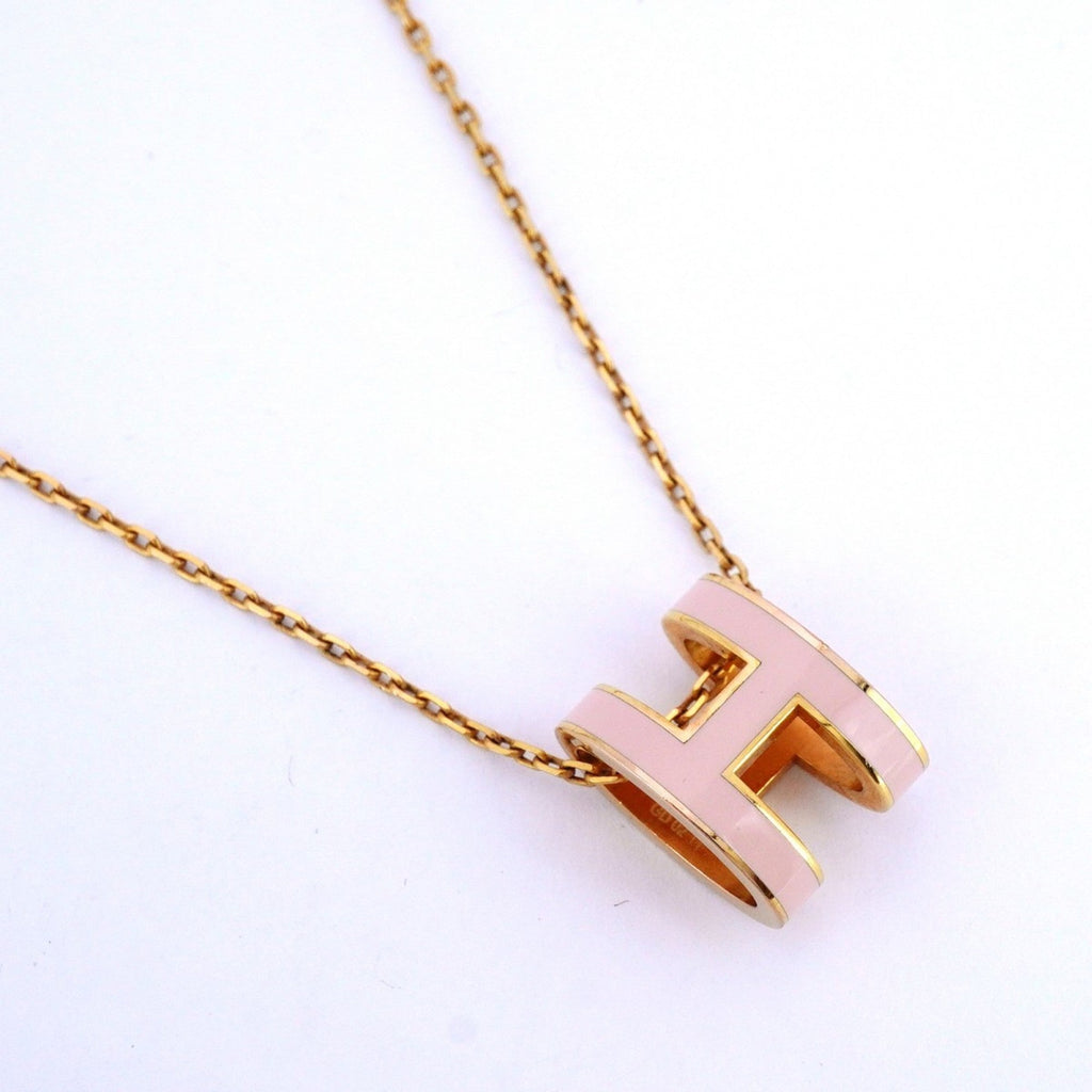 Mini Pop Ash Pendant Necklace Gold