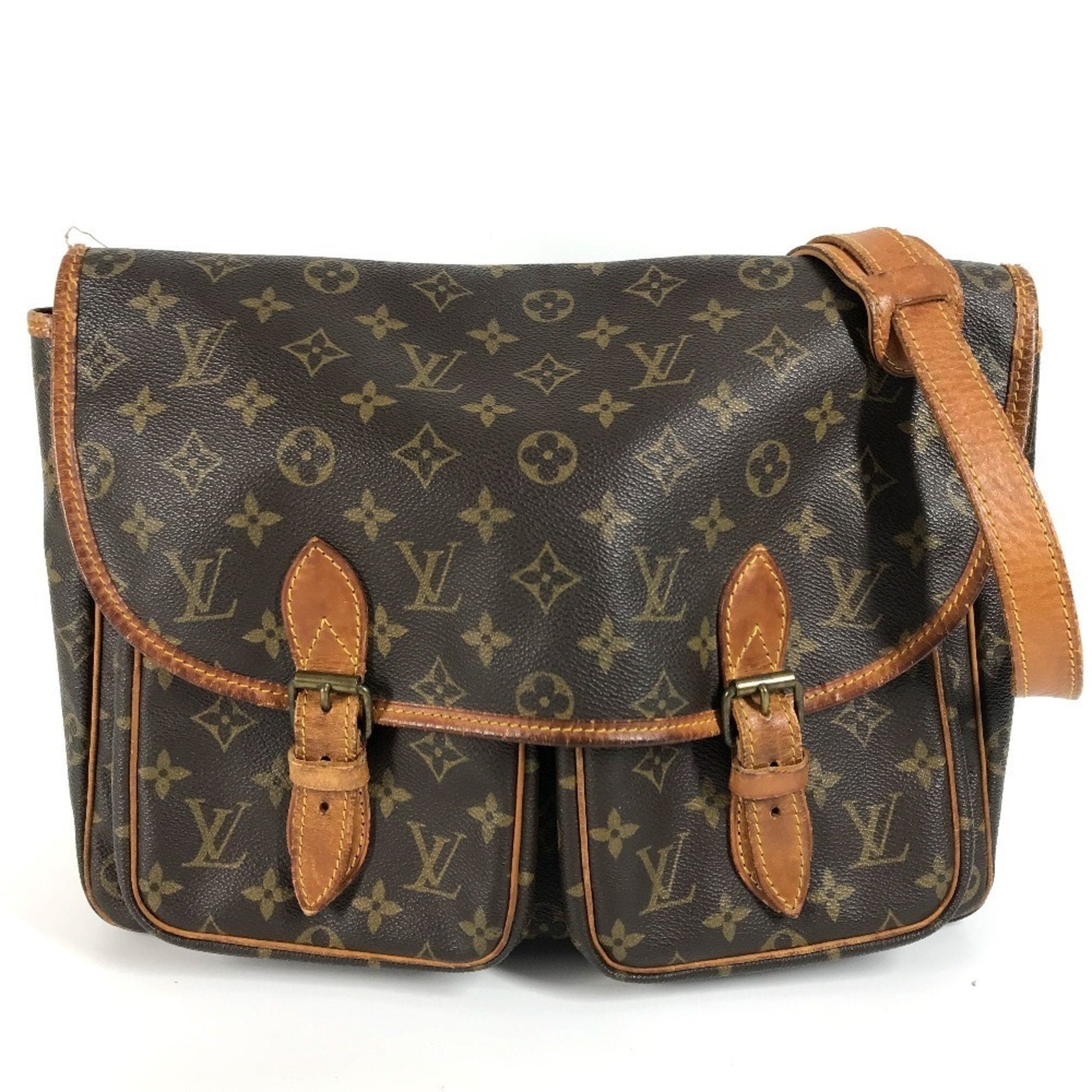 Sac Gibeciere Messenger Bag Monogram Canvas GM