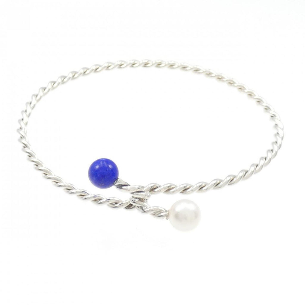 Bangle Sterling Silver with Lapis Lazuli Bracelet