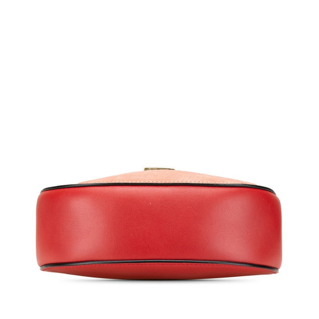 Drew Crossbody Bag Leather and Suede Mini