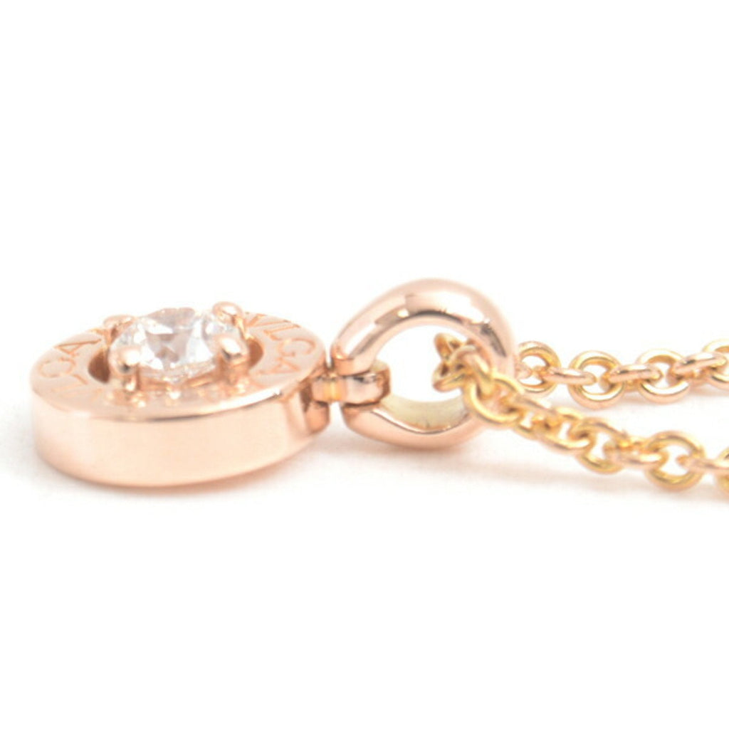 Pendant Necklace 18K Rose Gold with Diamond