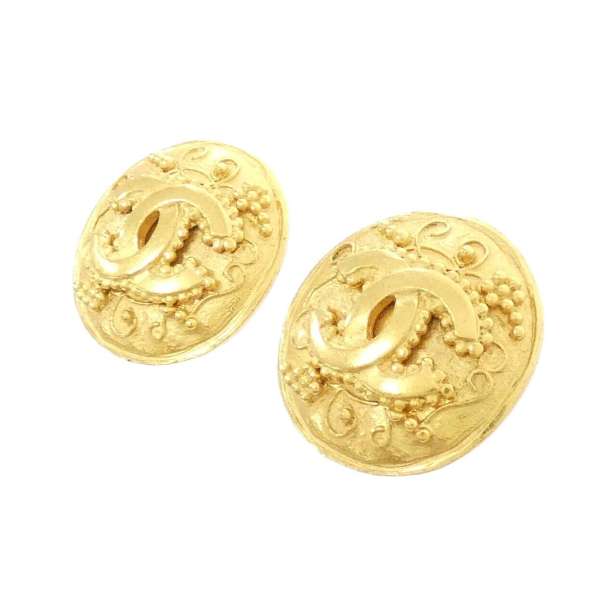 Earrings Gold-Tone Metal
