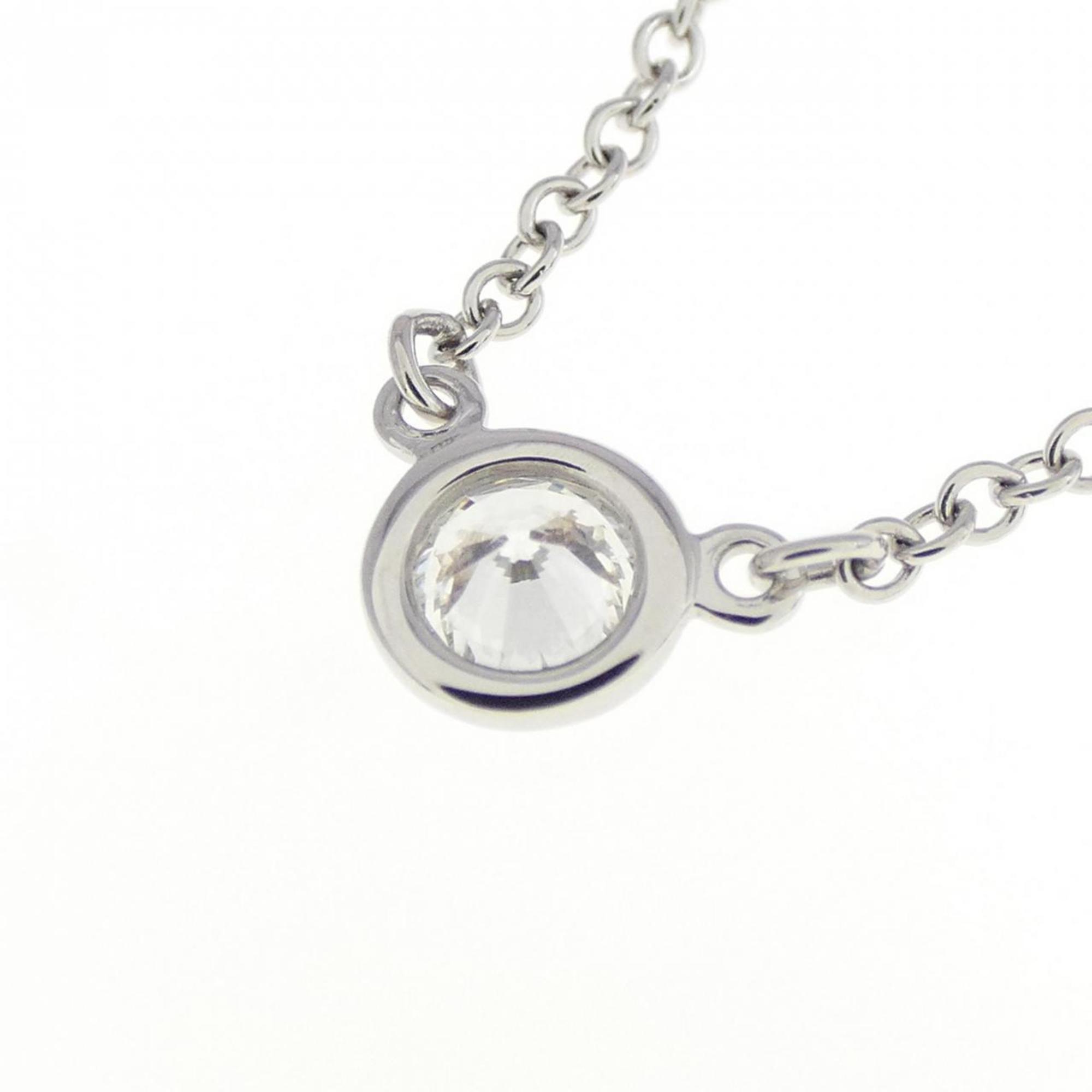 Elsa Peretti Diamonds By The Yard Pendant Necklace Platinum and Diamond