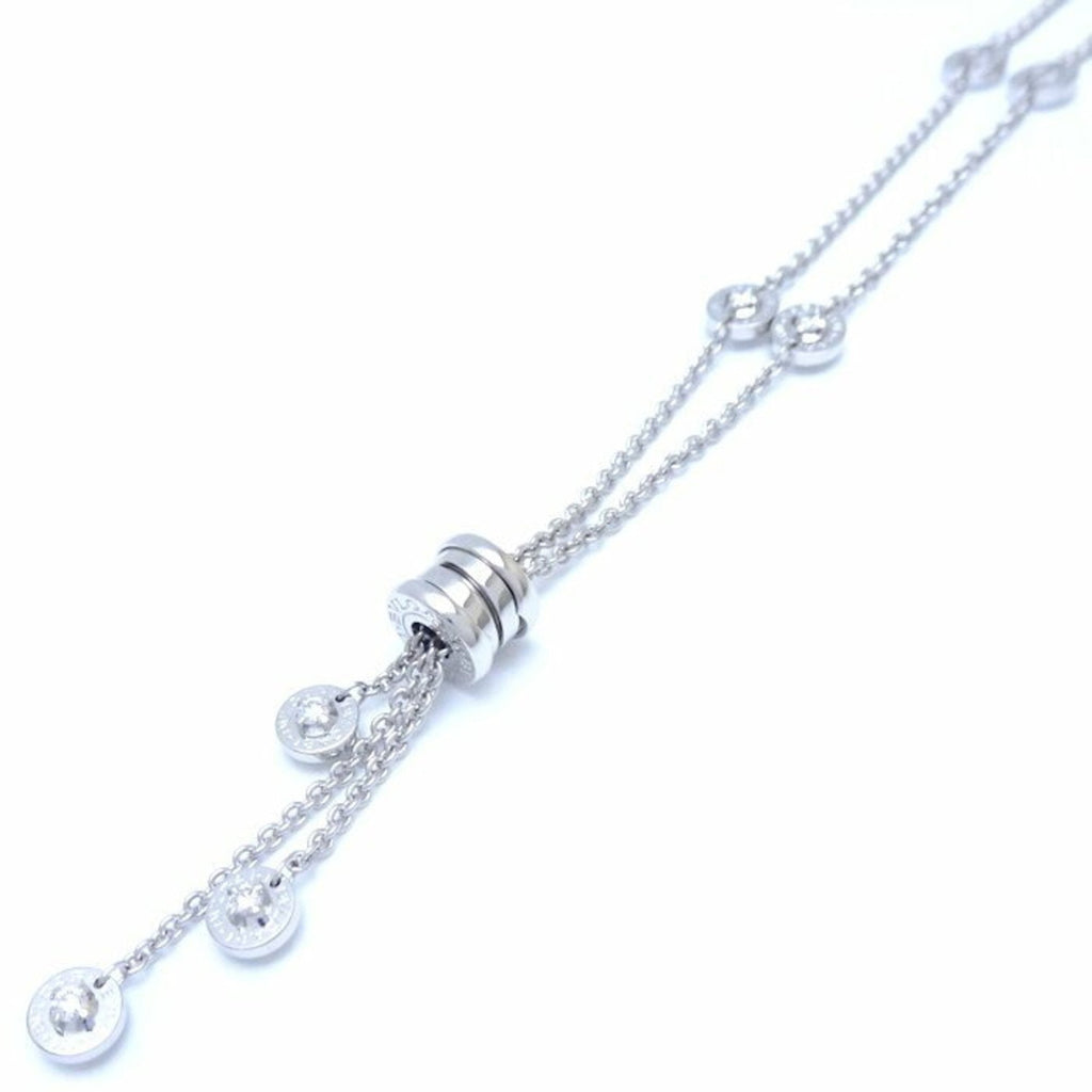 B.Zero1 Element Pendant Necklace 18K White Gold with Diamond