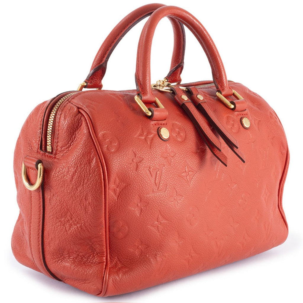 Speedy Bandouliere Bag Monogram Empreinte Leather 25