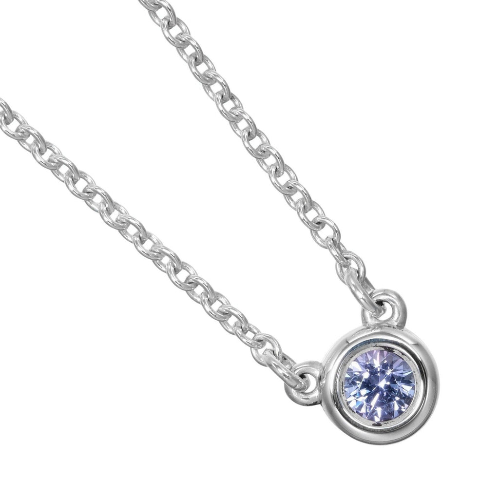 Elsa Peretti Diamonds By The Yard Pendant Necklace Sterling Silver