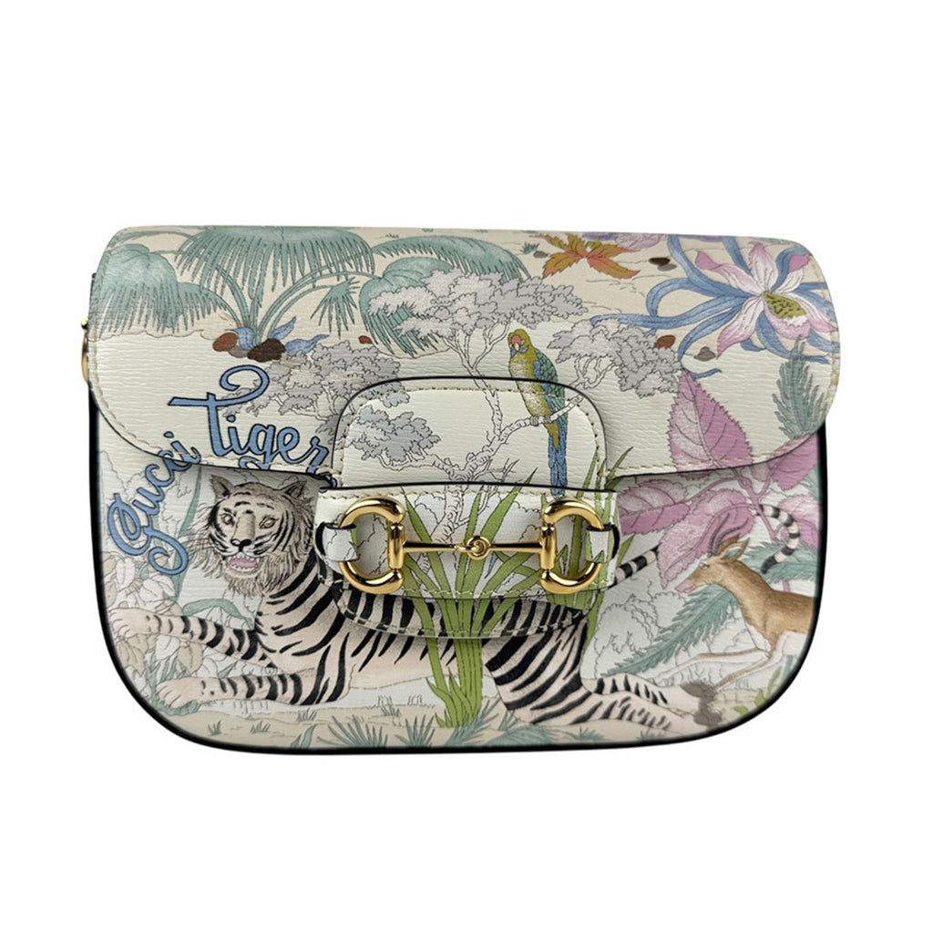 Horsebit 1955 Shoulder Bag Printed Leather Mini
