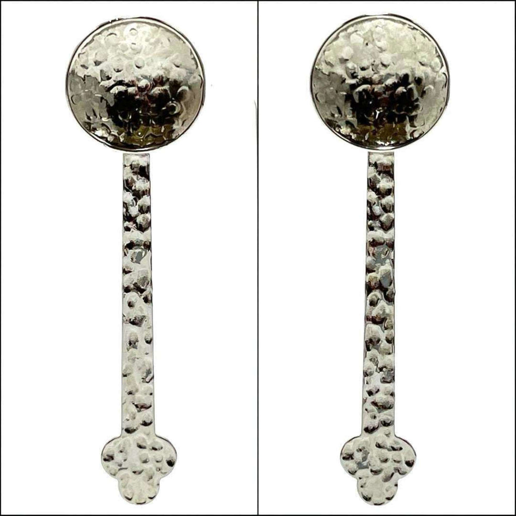Earrings Silver-Tone Metal