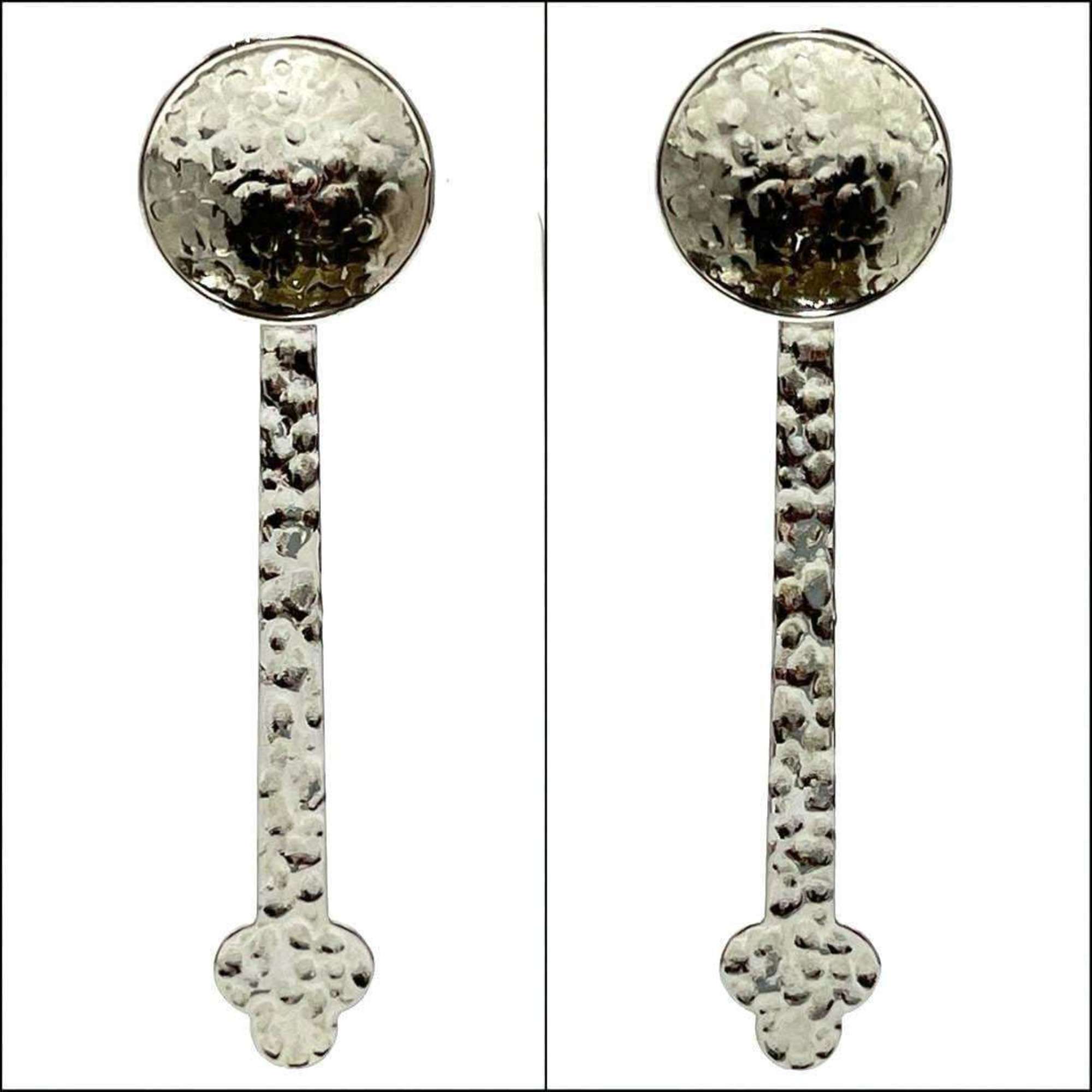 Earrings Silver-Tone Metal