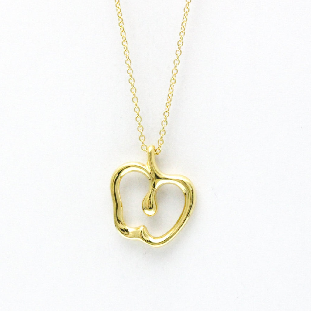 Apple Pendant Necklace 18K Yellow Gold