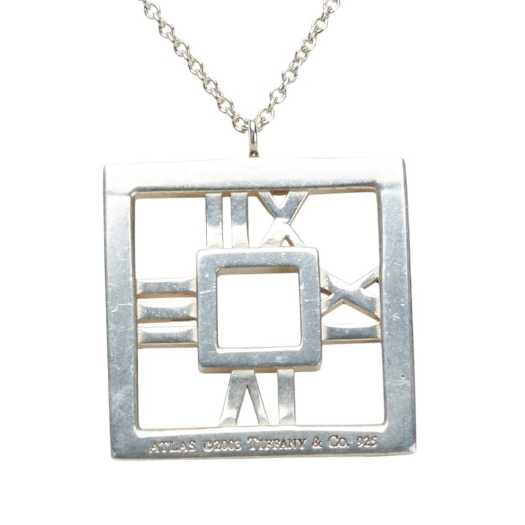 Atlas Pendant Necklace Sterling Silver