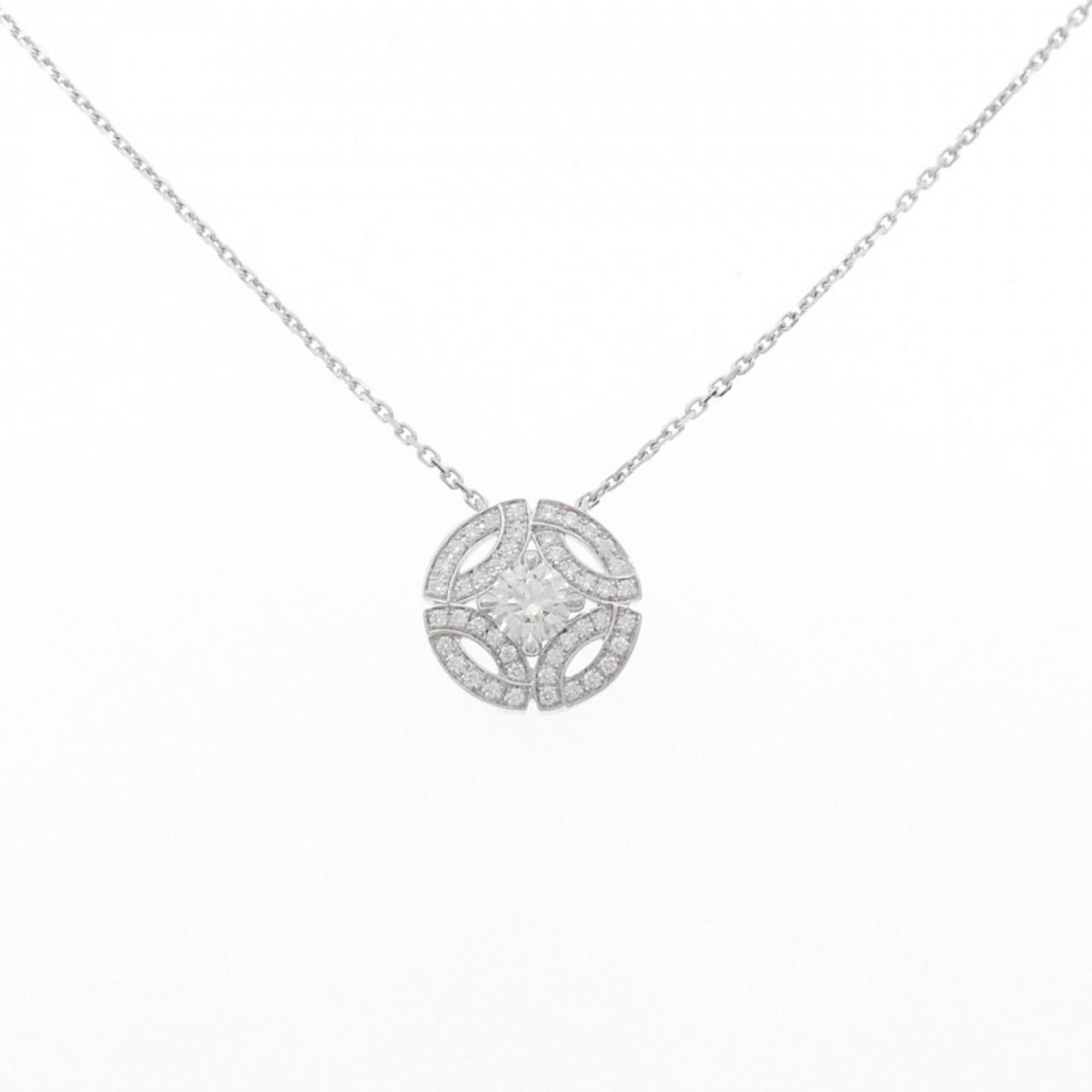 Galanterie Pendant Necklace 18K White Gold