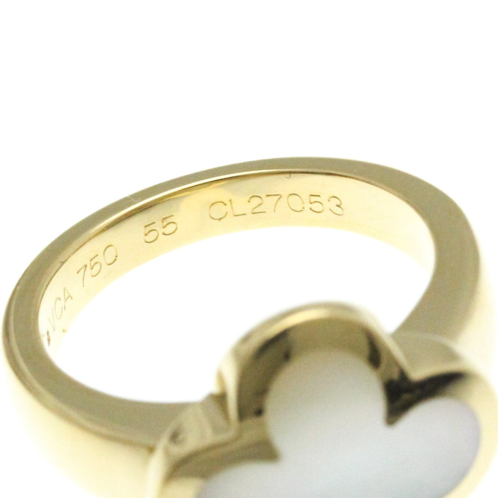 Alhambra Ring 18K Yellow Gold and Mother of Pearl