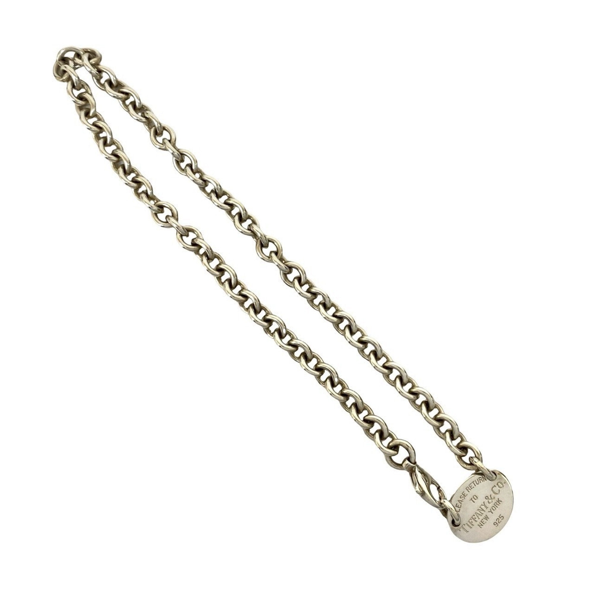 Return To Oval Pendant Necklace Sterling Silver