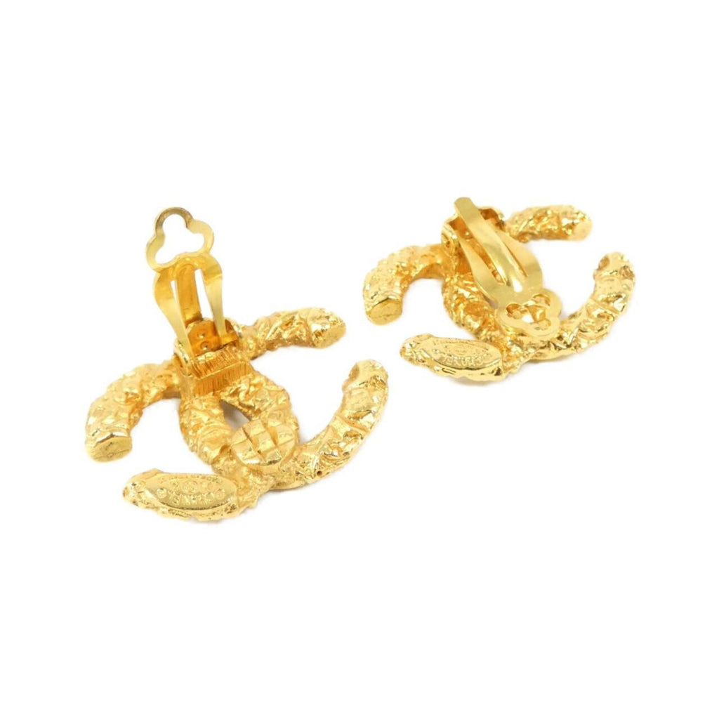 Earrings Gold-Tone Metal