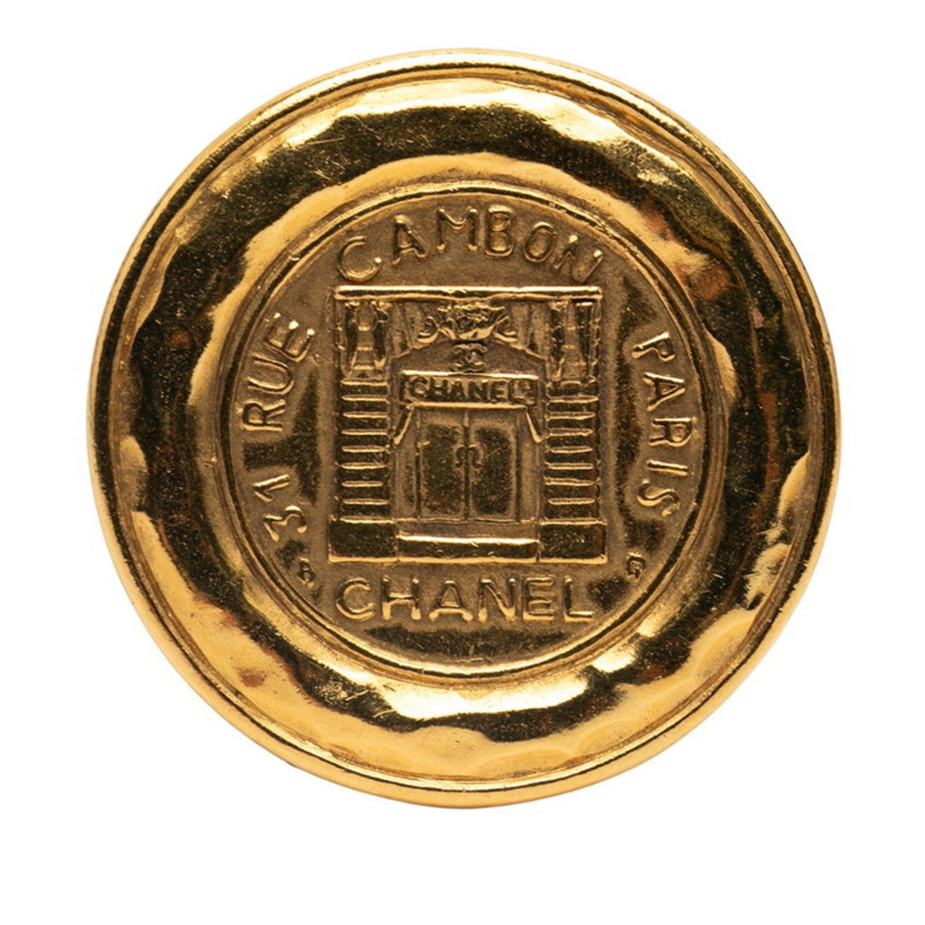31 Rue Cambon Brooch Metal