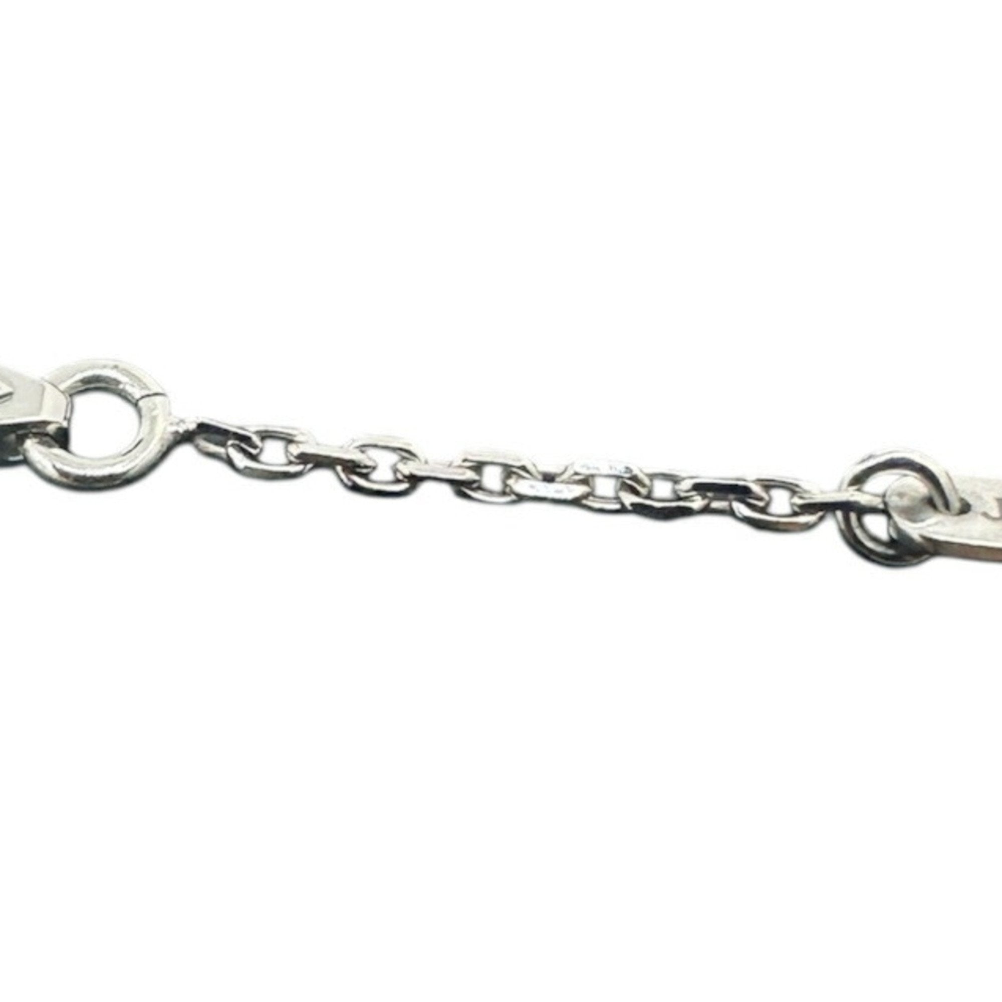 Sweet Alhambra Pendant Necklace 18K White Gold