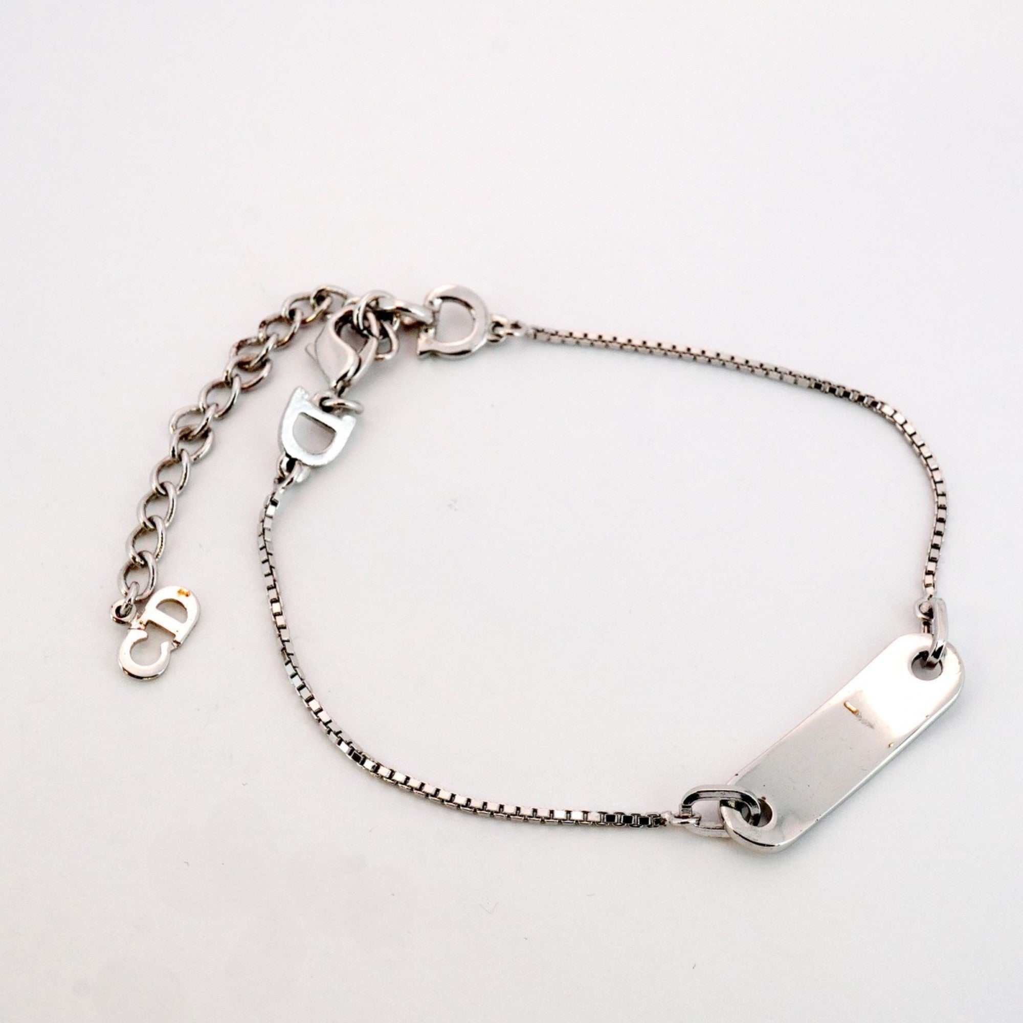 Bracelet Metal Blue Silver