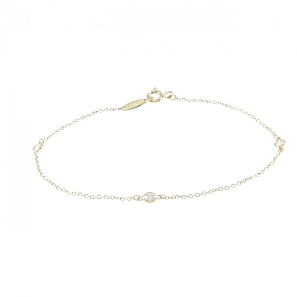 Elsa Peretti Diamonds By The Yard Pendant Necklace 18K Yellow Gold and Diamond