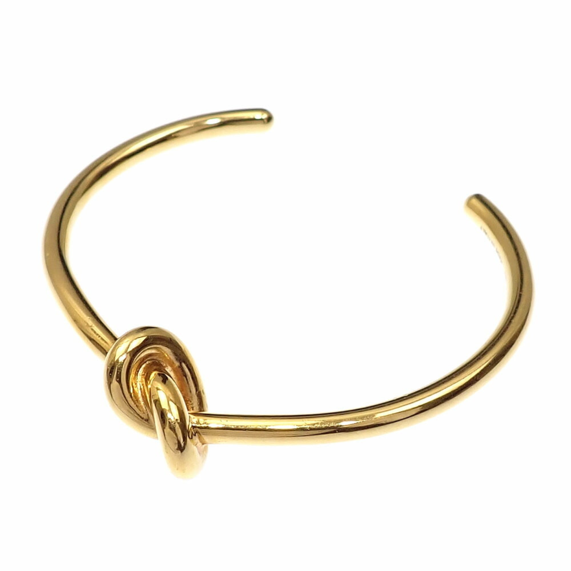 Knot Extra Thin Bracelet Nickel Gold Small