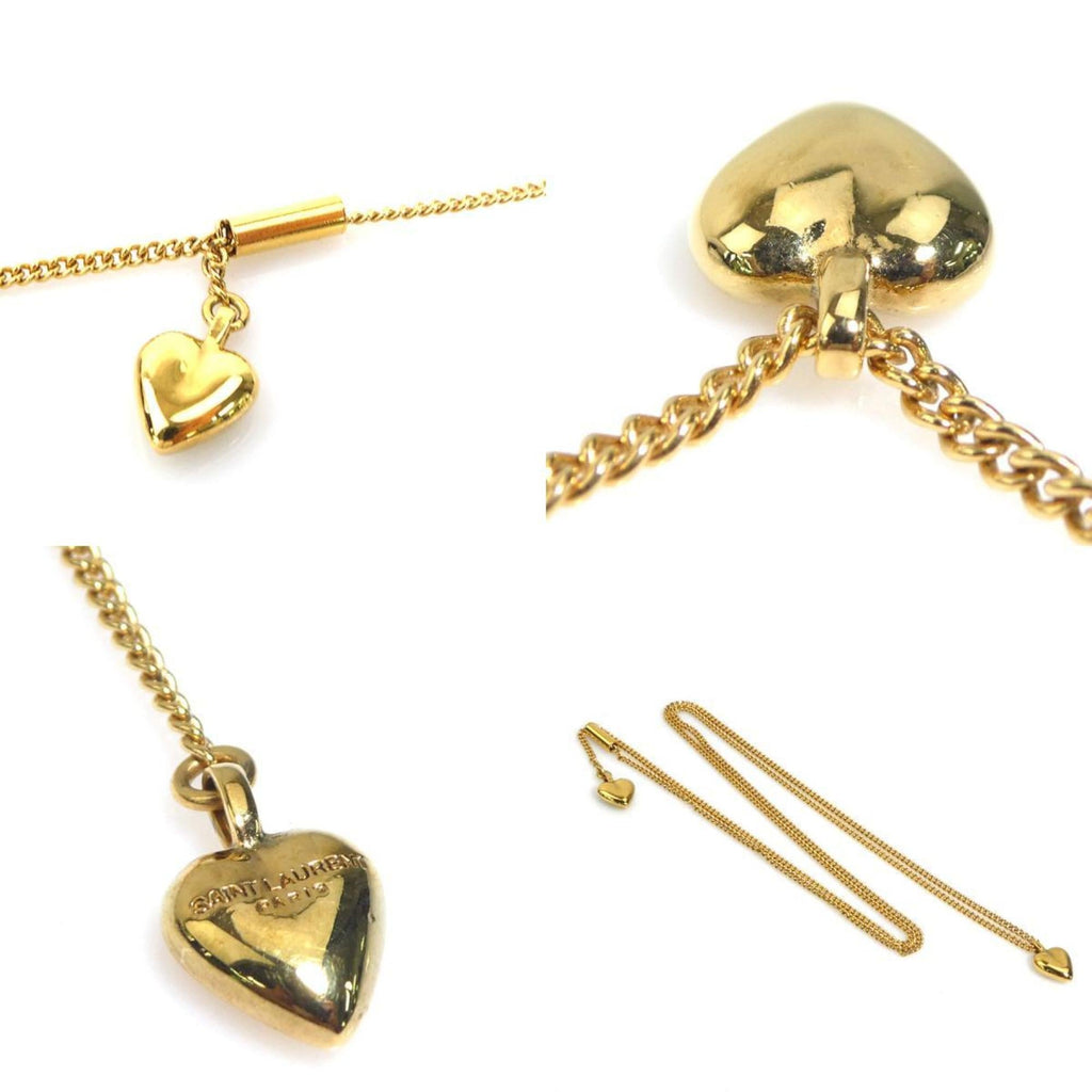 Pendant Necklace Gold Metal