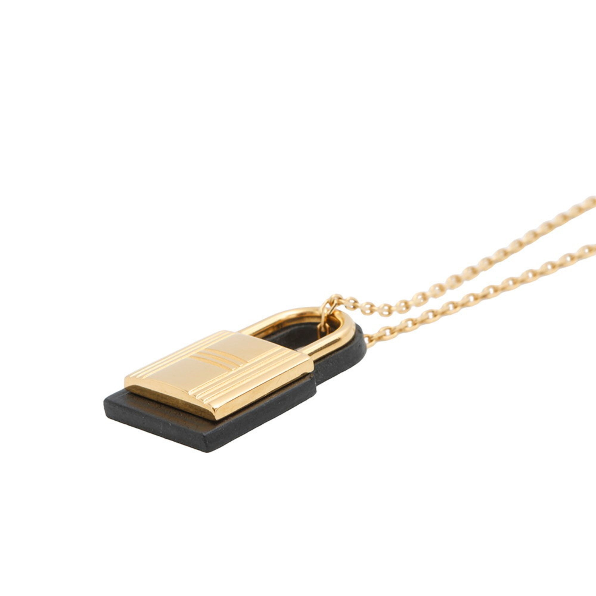 O'Kelly Pendant Necklace Gold and Swift Leather Mini