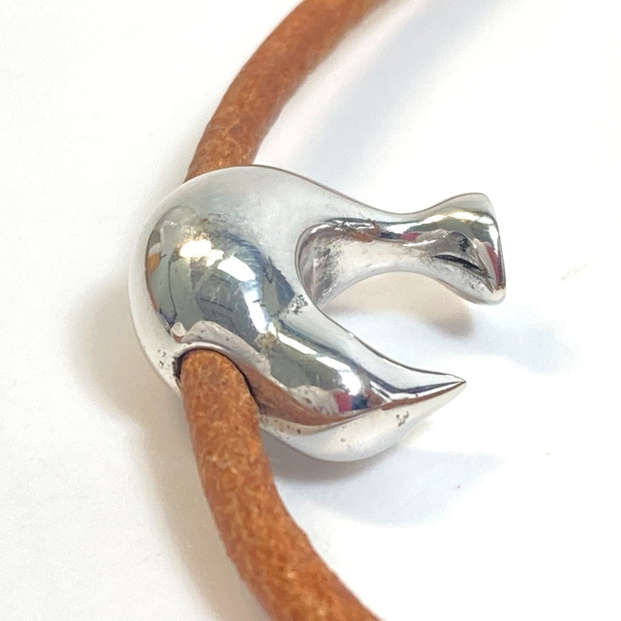 Bracelet Leather and Sterling Silver