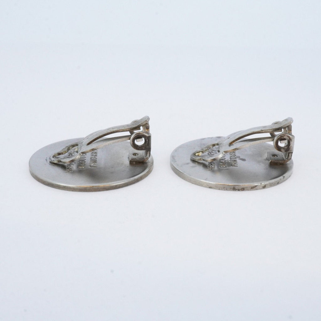 Earrings Silver-Tone Metal